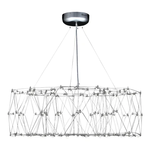 Светильник подвесной LED Gravetta SL6602.103.72 ST-Luce прозрачный на 1 лампу, основание хром в стиле хай-тек 