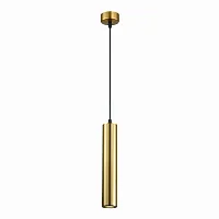 Светильник подвесной St151 ST151.303.01 ST-Luce золотой 1 лампа, основание золотое в стиле современный хай-тек трубочки