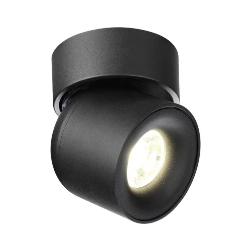 Светильник накладной LED Gesso 358809 Novotech чёрный 1 лампа, основание чёрное в стиле современный круглый фото 5