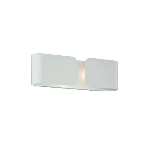 Бра CLIP AP2 MINI BIANCO Ideal Lux белый на 2 лампы, основание белое в стиле современный  фото 2