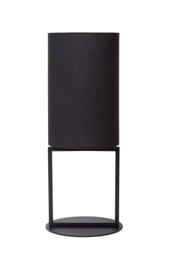 Настольная лампа Herman 30562/81/30 Lucide чёрная 1 лампа, основание чёрное металл в стиле скандинавский  фото 2