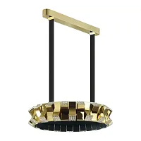 Светильник подвесной LED Asturo 4993/45L Odeon Light золотой 1 лампа, основание золотое в стиле арт-деко 