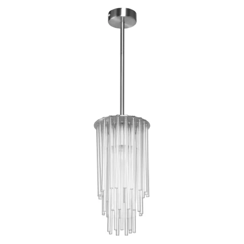 Светильник подвесной Аделард 642018101 MW-Light прозрачный 1 лампа, основание никель в стиле современный 