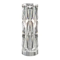 Настольная лампа Puntes MOD043TL-02CH Maytoni прозрачная 2 лампы, основание хром металл в стиле современный 
