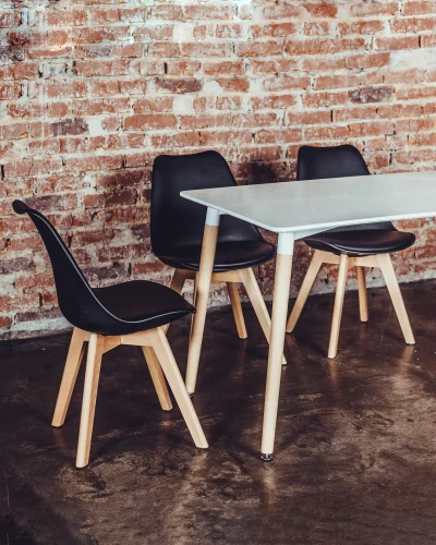 Стол обеденный OSLO NEW 120*80, белый УТ000038925 Stool Group столешница белая из мдф фото 7