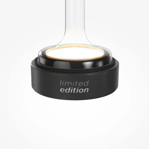 Настольная лампа LED аккумуляторная Spirito MOD286RL-L3B3K Maytoni дымчатая на 1 лампу, основание чёрное металл в стиле современный фото 2