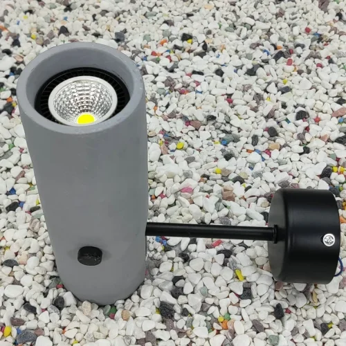 Настенный светильник BRUT WALL 211942-26 ImperiumLoft серый на 1 лампу, основание чёрное в стиле современный фото 20