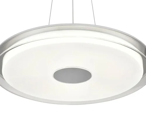 Светильник подвесной LED с пультом Flash VL7215P01 Vele Luce белый на 1 лампу, основание хром в стиле хай-тек с пультом фото 3