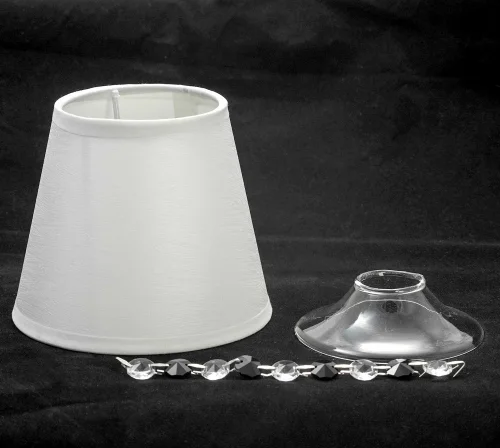 Люстра подвесная LSP-8080 Lussole белая на 5 ламп, основание хром в стиле современный  фото 7