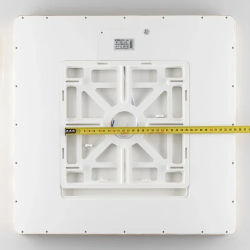 Светильник потолочный LED Бейсик CL738K502V Citilux белый 1 лампа, основание бежевое в стиле современный хай-тек квадратный фото 6