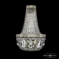 Бра 19041B/H2/25IV GW Bohemia Ivele Crystal прозрачный 3 лампы, основание золотое в стиле классический sp