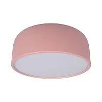 Светильник потолочный LED Axel 10201/350 Pink LOFT IT белый розовый 1 лампа, основание розовое в стиле современный тарелка