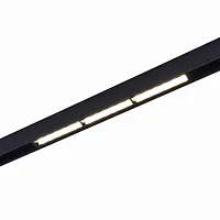 Трековый светильник магнитный LED ST804.446.18 ST-Luce чёрный для шинопроводов серии Skyline 48