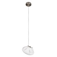 Светильник подвесной ЛЕД Рэндом / Random 10469S Clear LOFT IT прозрачный на 1 лампу, основание никель в стиле современный 