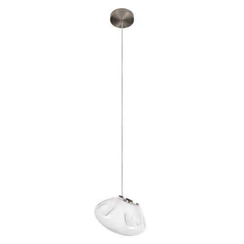Светильник подвесной ЛЕД Рэндом / Random 10469S Clear LOFT IT прозрачный на 1 лампу, основание никель в стиле современный Светильник подвесной ЛЕД Рэндом / Random 10469S Clear LOFT IT прозрачный на 1 лампу, основание никель в стиле современный