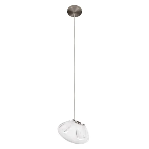 Светильник подвесной ЛЕД Рэндом / Random 10469S Clear LOFT IT прозрачный на 1 лампу, основание никель в стиле современный Светильник подвесной ЛЕД Рэндом / Random 10469S Clear LOFT IT прозрачный на 1 лампу, основание никель в стиле современный