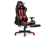 Компьютерное кресло Corvet black / red 15466 Woodville, красный чёрный/искусственная кожа, ножки/пластик/чёрный, размеры - *1350***540*