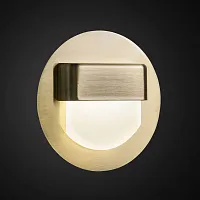 Светильник точечный для лестницы LED Скалли CLD006R3 Citilux белый бронзовый 1 лампа, основание бронзовое в стиле модерн подсветка для лестниц и ступеней