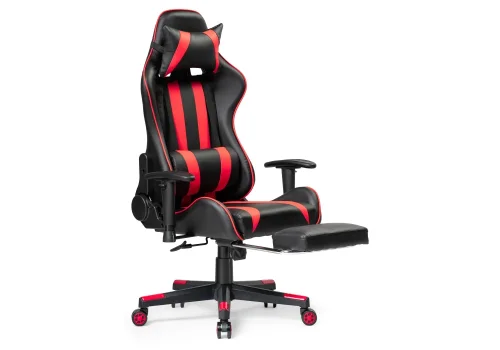 Компьютерное кресло Corvet black / red 15466 Woodville, красный чёрный/искусственная кожа, ножки/пластик/чёрный, размеры - *1350***540*