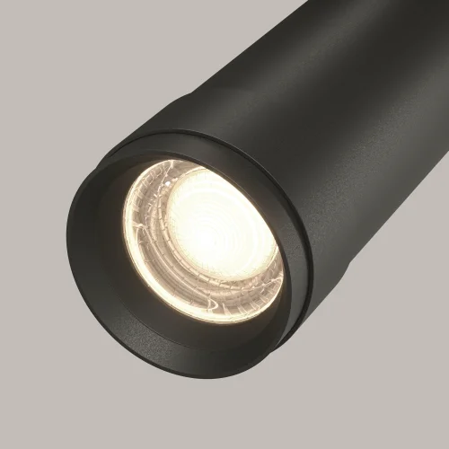Светильник накладной LED Focus Zoom C055CL-L12W4K-Z-B Maytoni чёрный на 1 лампу, основание чёрное в стиле хай-тек современный круглый фото 12