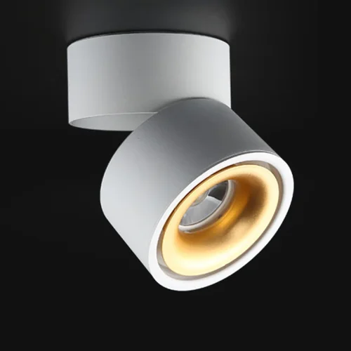 Светильник потолочный AGENDA White+Gold 3W 178051-26 ImperiumLoft белый 1 лампа, основание белое в стиле современный  фото 3