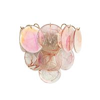 Бра Лолли / Lolly 10492W Pink LOFT IT розовый на 3 лампы, основание бронзовое в стиле современный 