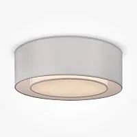 Люстра потолочная Bergamo MOD617CL-04GR Maytoni серая на 4 лампы, основание серое в стиле современный 