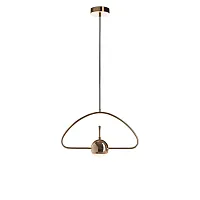 Светильник подвесной LED 8139-C LOFT IT золотой на 1 лампу, основание золотое в стиле лофт 