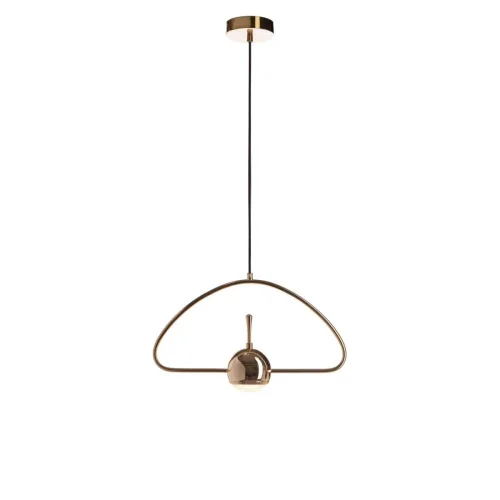 Светильник подвесной LED 8139-C LOFT IT золотой на 1 лампу, основание золотое в стиле лофт 