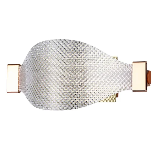 Бра LED Grace A1868AP-1PB Arte Lamp прозрачный на 1 лампа, основание латунь в стиле хай-тек современный 