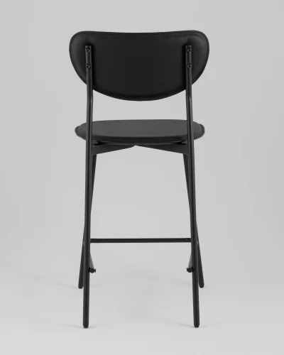 Стул барный Minnie, чёрный УТ000039219 Stool Group, чёрный/экокожа, ножки/металл/чёрный, размеры - ***** фото 4