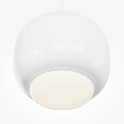 Светильник подвесной LED Brio MOD466PL-L12W3K Maytoni белый на 1 лампу, основание белое в стиле современный фото 2