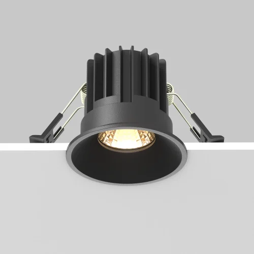 Светильник точечный LED Round DL058-7W2.7K-B Maytoni чёрный на 1 лампу, основание чёрное в стиле современный хай-тек круглый фото 5