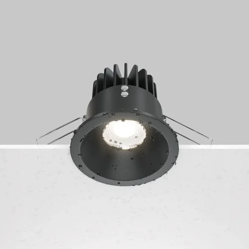 Светильник точечный LED Zoom DL034-L12W4K-D-B Maytoni чёрный 1 лампа, основание чёрное в стиле современный  фото 5
