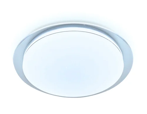 Светильник потолочный LED с пультом Orbital Air FF47 Ambrella light белый 1 лампа, основание белое в стиле хай-тек современный с пультом фото 4