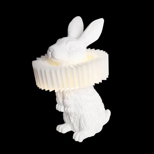 Настольная лампа LED Bunny 10117/A LOFT IT белая 1 лампа, основание белое смола полимер в стиле современный животные фото 2