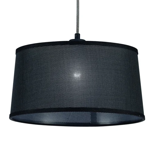 Люстра подвесная  NORDICA E27 4931 Mantra чёрная на 2 лампы, основание чёрное в стиле современный минимализм  фото 4