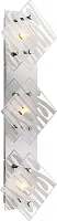 Светильник потолочный CARAT 48694-3 Globo белый 3 лампы, основание хром в стиле современный 