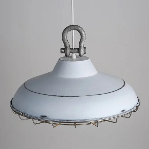 Подвесной лофт светильник SMМ Белый 102061-26 ImperiumLoft белый на 1 лампу, основание медь в стиле современный фото 2