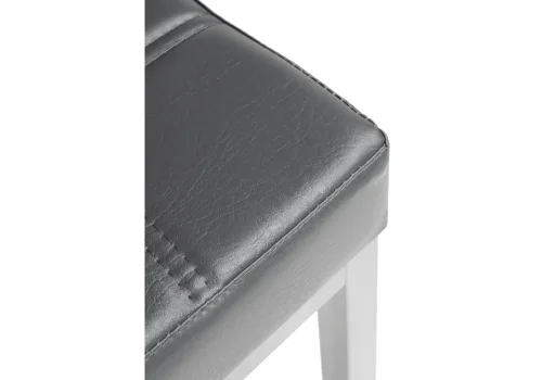 Стул на металлокаркасе Khurkroks серый полимер / светлый мусс 459668 Woodville, серый/искусственная кожа, ножки/металл/серый, размеры - ****370*370 фото 6
