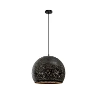 Светильник подвесной Celesta A7057SP-1BK Arte Lamp чёрный на 1 лампу, основание чёрное в стиле лофт современный 