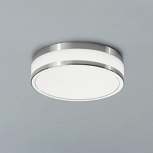 Светильник потолочный LED Malakka Led 9501-NW Nowodvorski белый 1 лампа, основание хром в стиле современный  фото 2