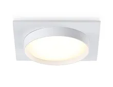 Светильник точечный TN5229 Ambrella light белый 1 лампа, основание белое в стиле современный хай-тек квадратный