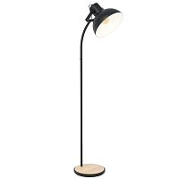 Торшер Lubenham 44059 Eglo  чёрный 1 лампа, основание чёрное в стиле лофт кантри
