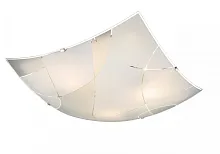 Светильник настенно-потолочный 40403-3 Globo белый 3 лампы, основание хром в стиле современный 