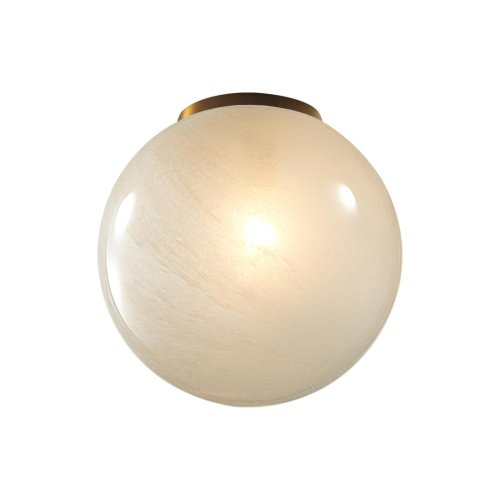 Светильник потолочный Magia 7109/1C Odeon Light белый на 1 лампу, основание белое в стиле хай-тек шар фото 3