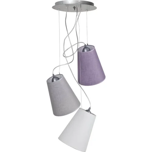 Люстра подвесная Retto 5197-NW Nowodvorski разноцветная на 3 лампы, основание серое в стиле современный 