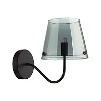 Бра Smoky 6570/1W Lumion чёрный на 1 лампу, основание чёрное в стиле современный 