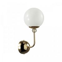 Бра Marsha 6536/1W Lumion белый 1 лампа, основание золотое в стиле модерн 
