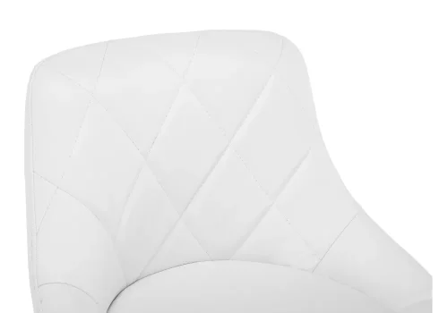 Барный стул Curt белый 1415 Woodville, /кожзаменитель, ножки//хром, размеры - *1040***450*500 фото 6
